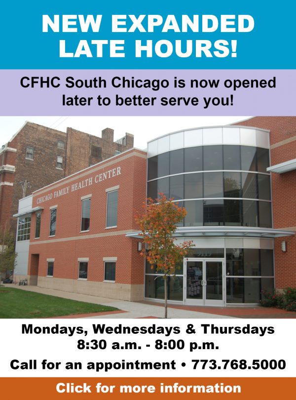 Patient Information Chicago Family Health